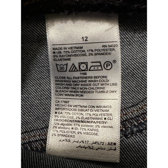 Old Navy ROCKSTAR Jegging Denim Skinny Blue Jeans Womens Size 12 Blue Stretch - Picture 12 of 16